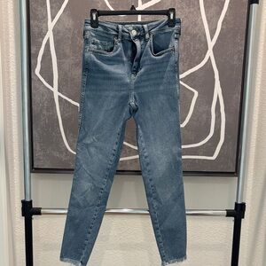 Free People Blue Ankle Jeans
